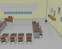 Sala de aula adaptada