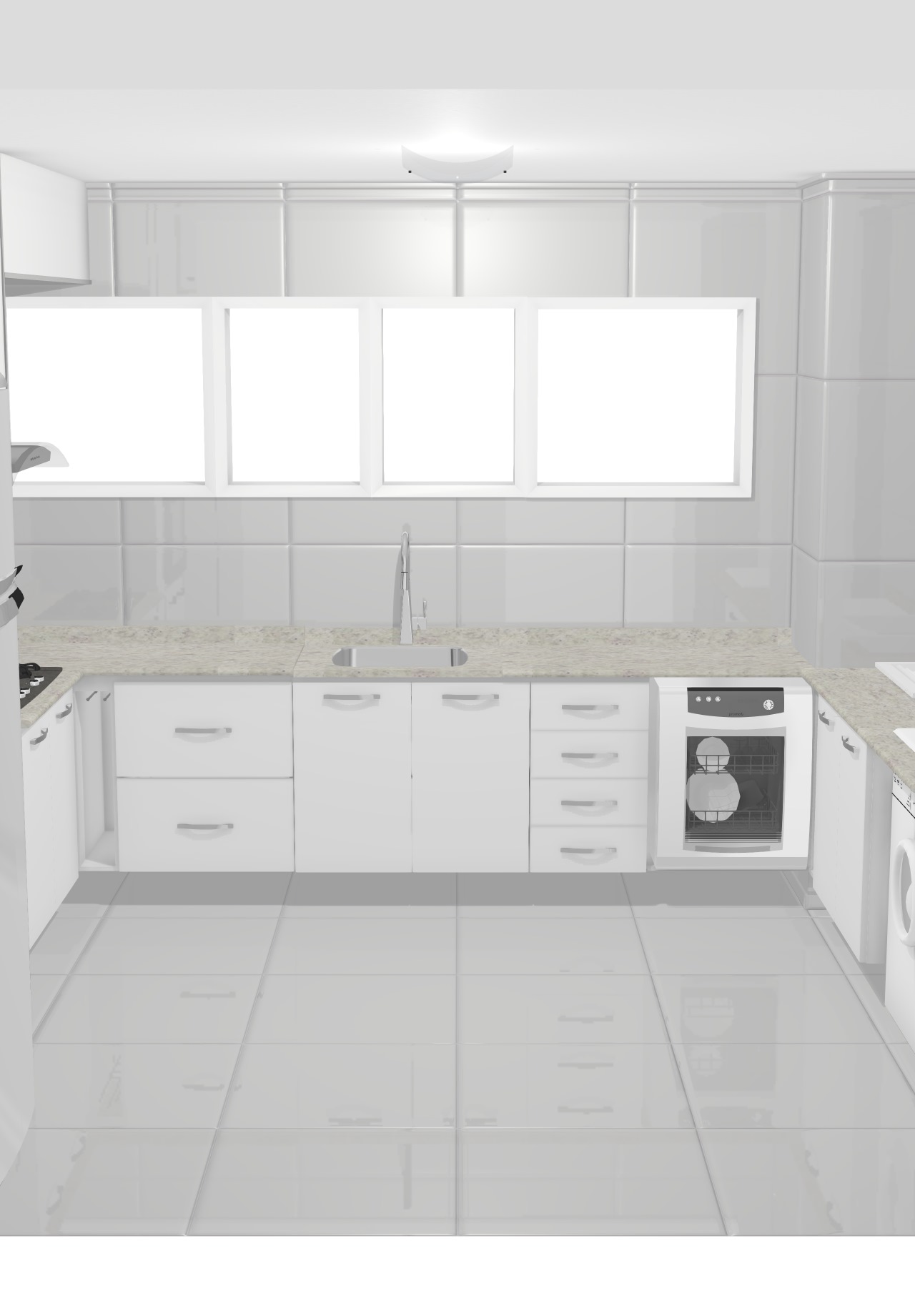 Cozinha Completa 3 Branco - Teka