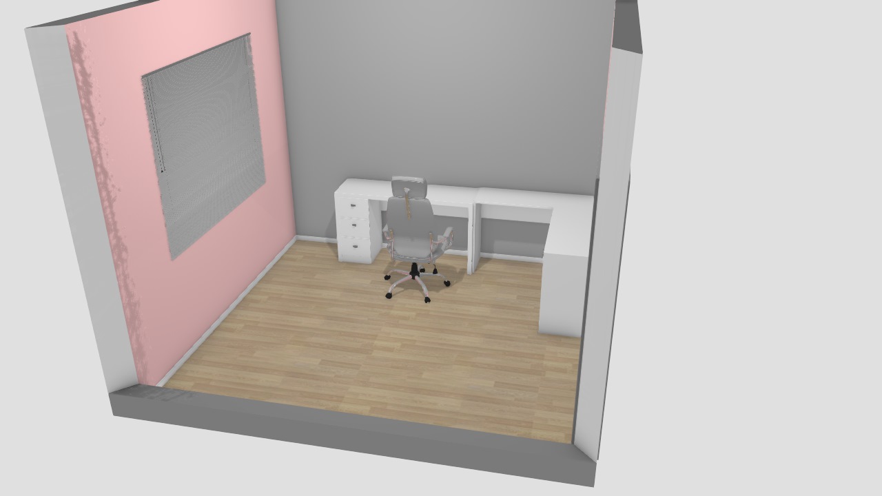 QUARTO COM 1 PAREDE ROSA