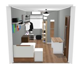 Quarto com closet aberto - Pedro Henrique