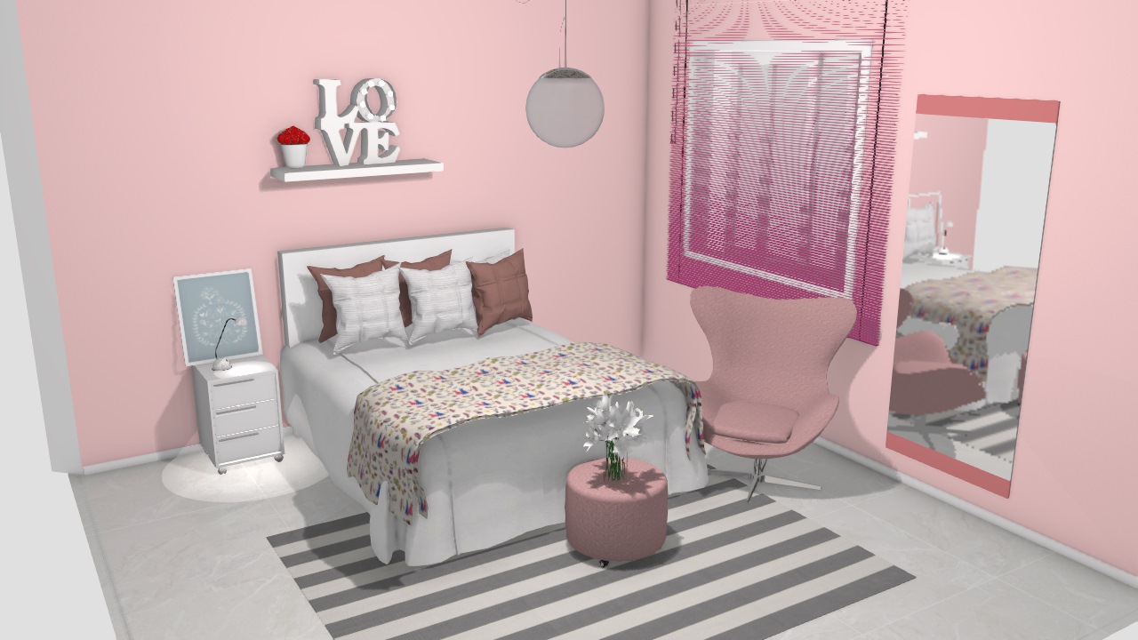 Projeto - Quarto bem feminino 