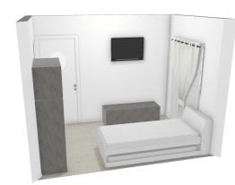 quarto de hóspede cama