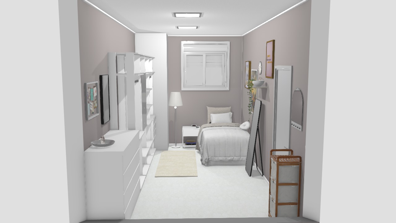 quarto pequeno menina