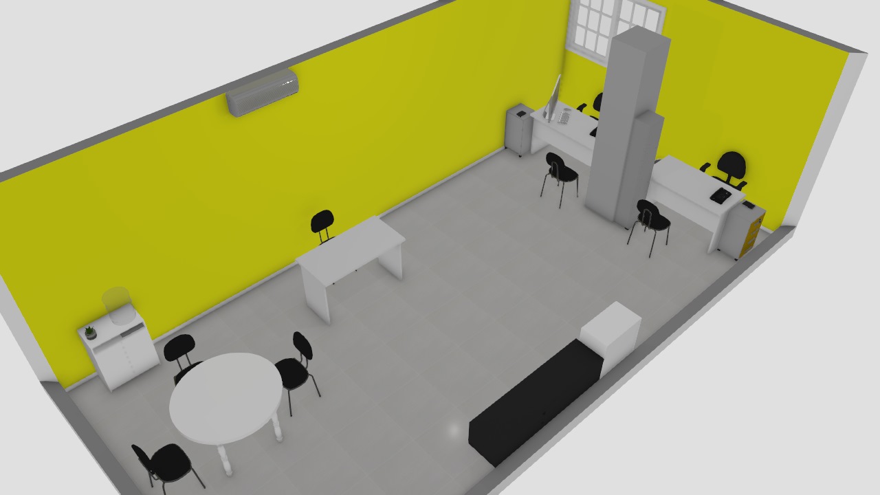Meu projeto no Mooble/1 - escritorio amarelo