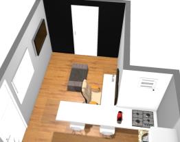 escritório modelo 04 sala e cozinha