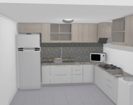 cozinha solaris carvalle com branco s/ pes