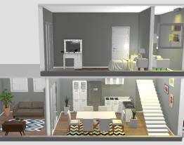 Casa pequena moderna - 2 andares