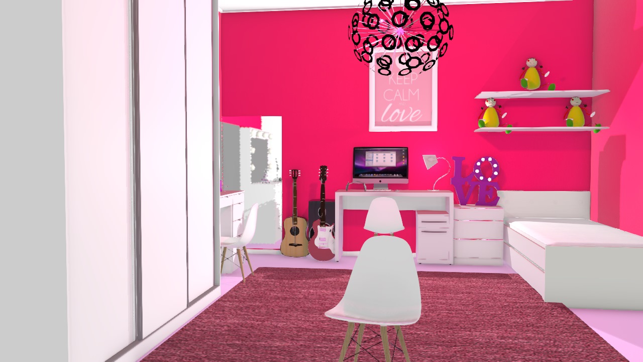 quarto dos sonhos pink
