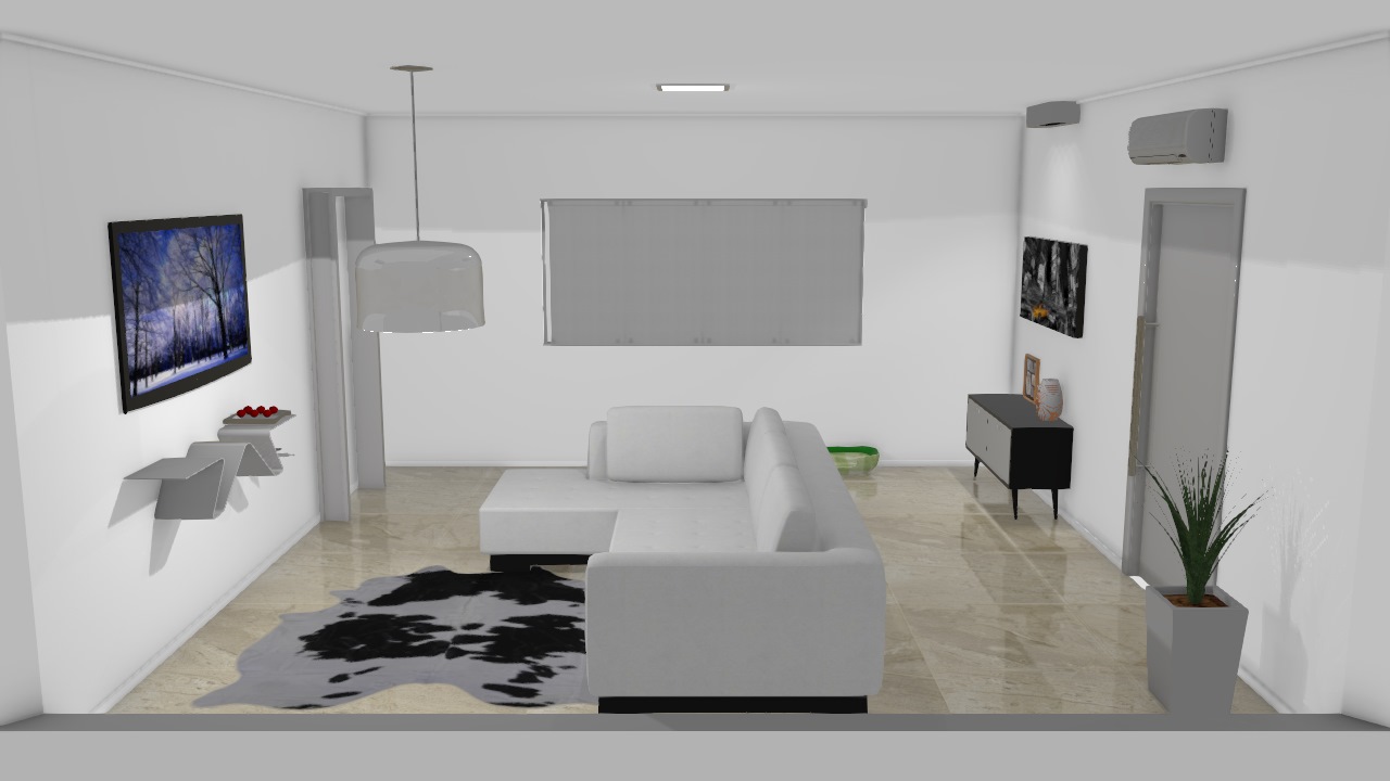 projeto sala apartamento