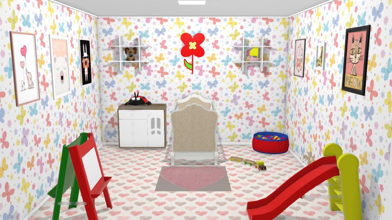 Quarto feminino infantil