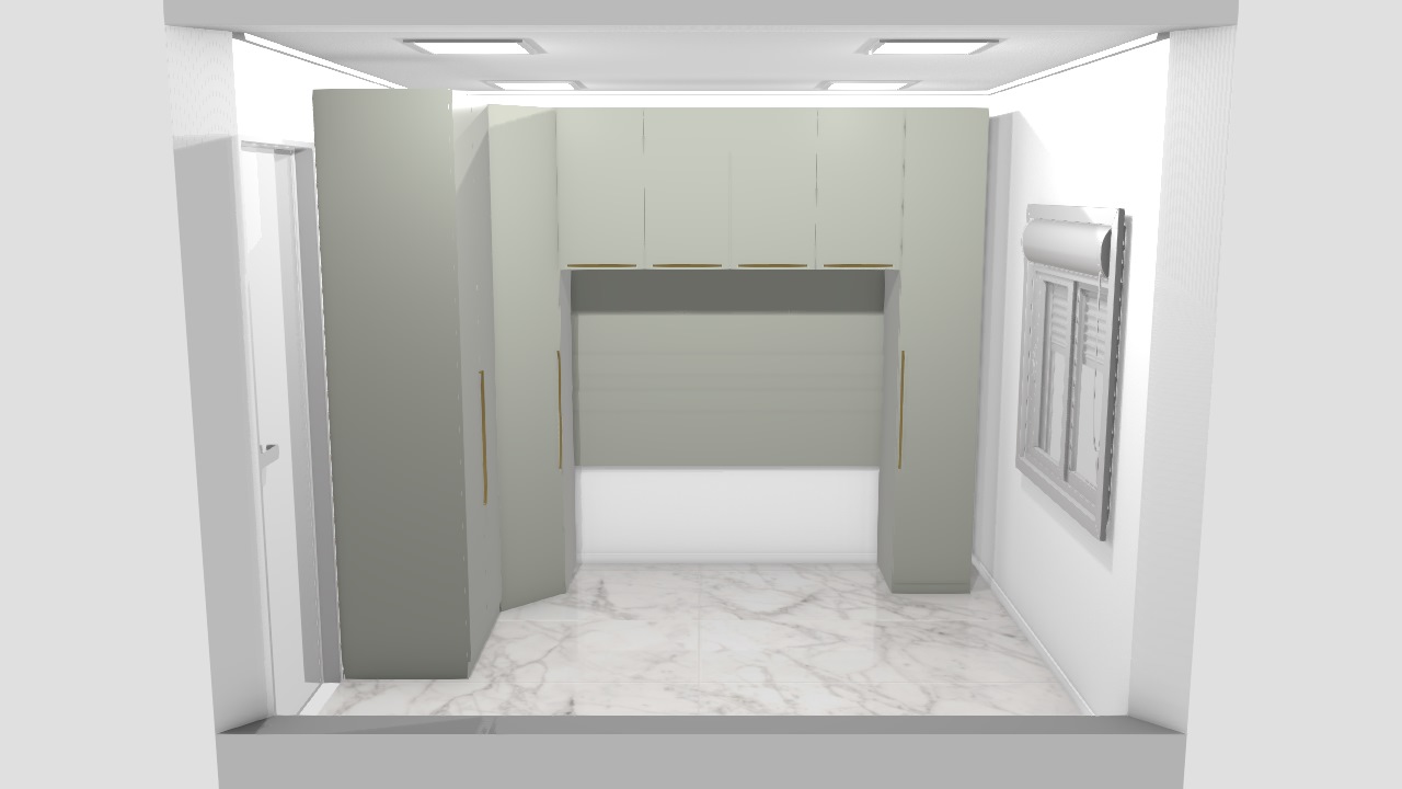 Quarto - Canto Closet 1 Porta / Armario Lateral