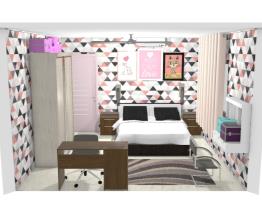 Quarto feminino para adolescente 