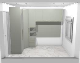 Quarto - Canto Closet 1 Porta / Mesa Lateral