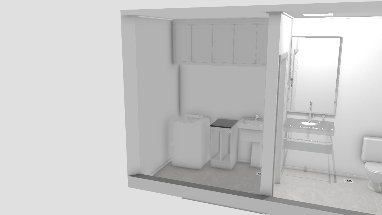 Lavanderia e banheiro 5,15x1,65
