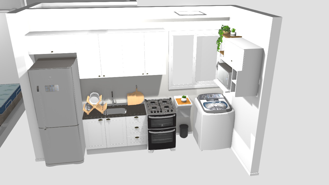 Cozinha 3 - Apartamento Tenda 38,68m²