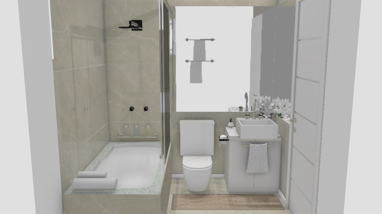 2 Banheiro de casal - designer Graziela Lara