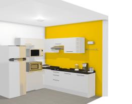 cozinha unique amarela