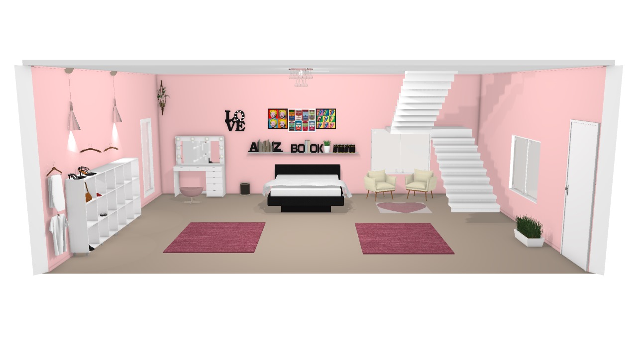 quarto rosa