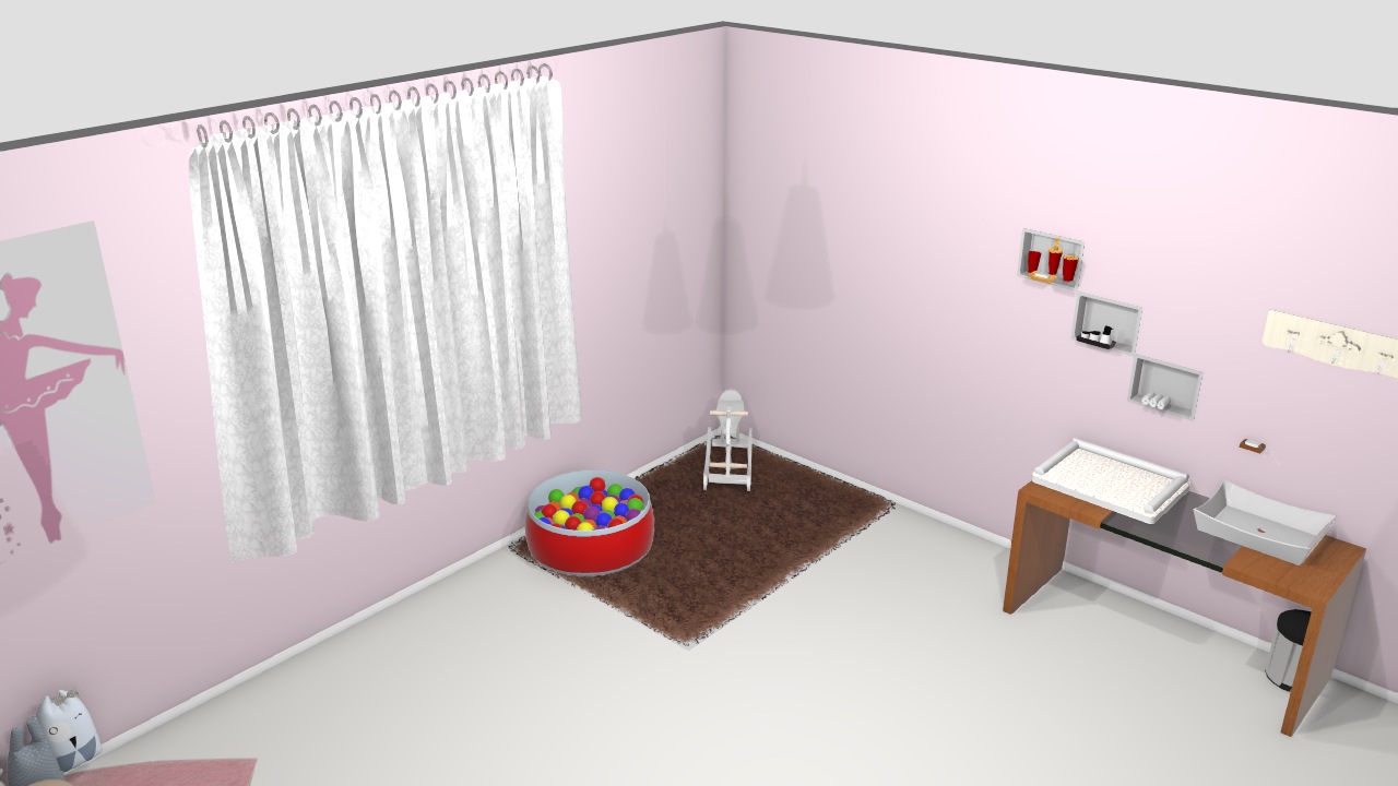 Quarto bb rosa