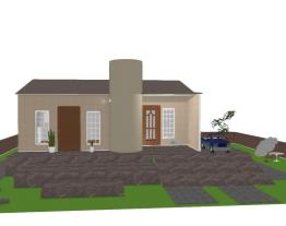 Projeto - Casa com quintal amplo 
