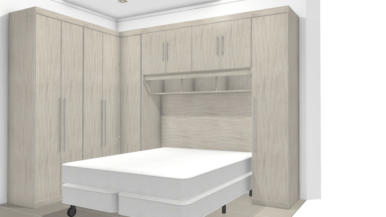 Quarto canto closet (cama 1,58) 2,50 x 3,20