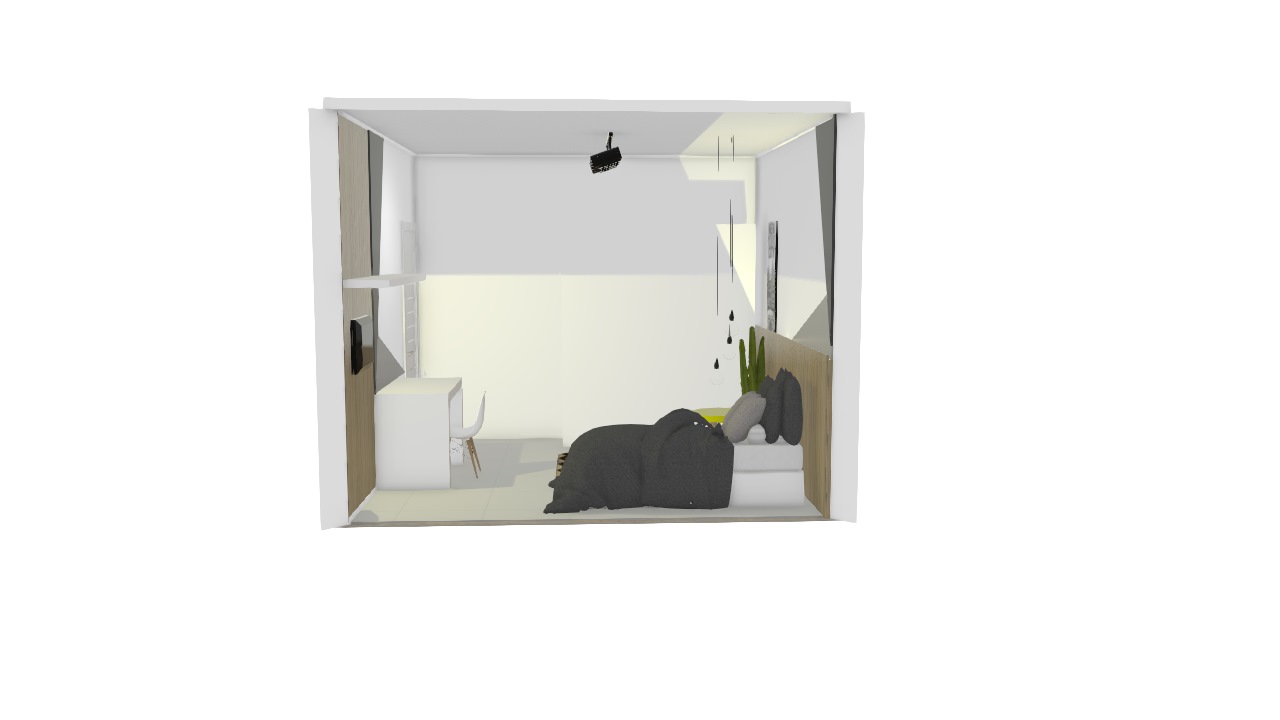 quarto escandinavo , minimalista 