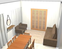 Cozinha e sala integradas