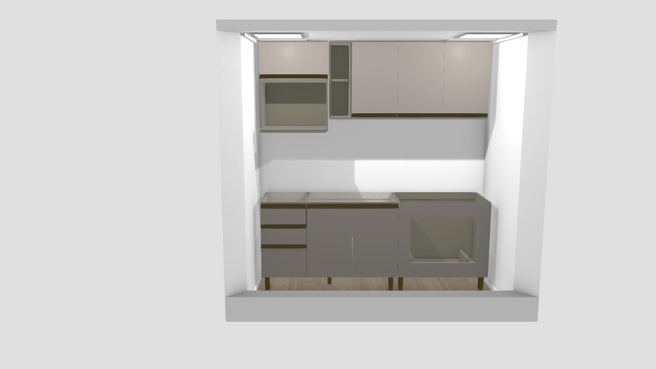 Projeto - cozinha microondas e forno - Cozinha conect