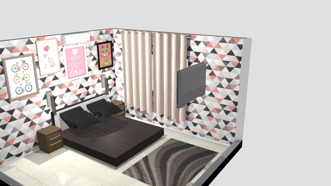 Quarto feminino para adolescente 