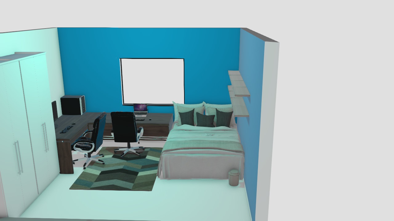 Quarto gamer do Pedro