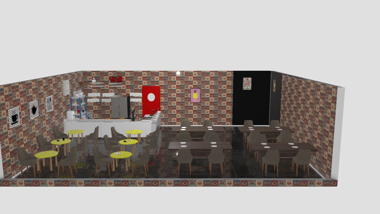 Layout cafeteria