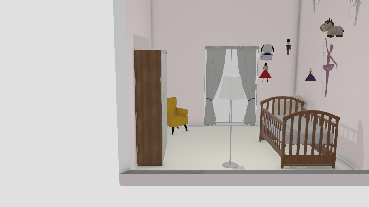 projeto quarto de bebe feminino Aleatório 