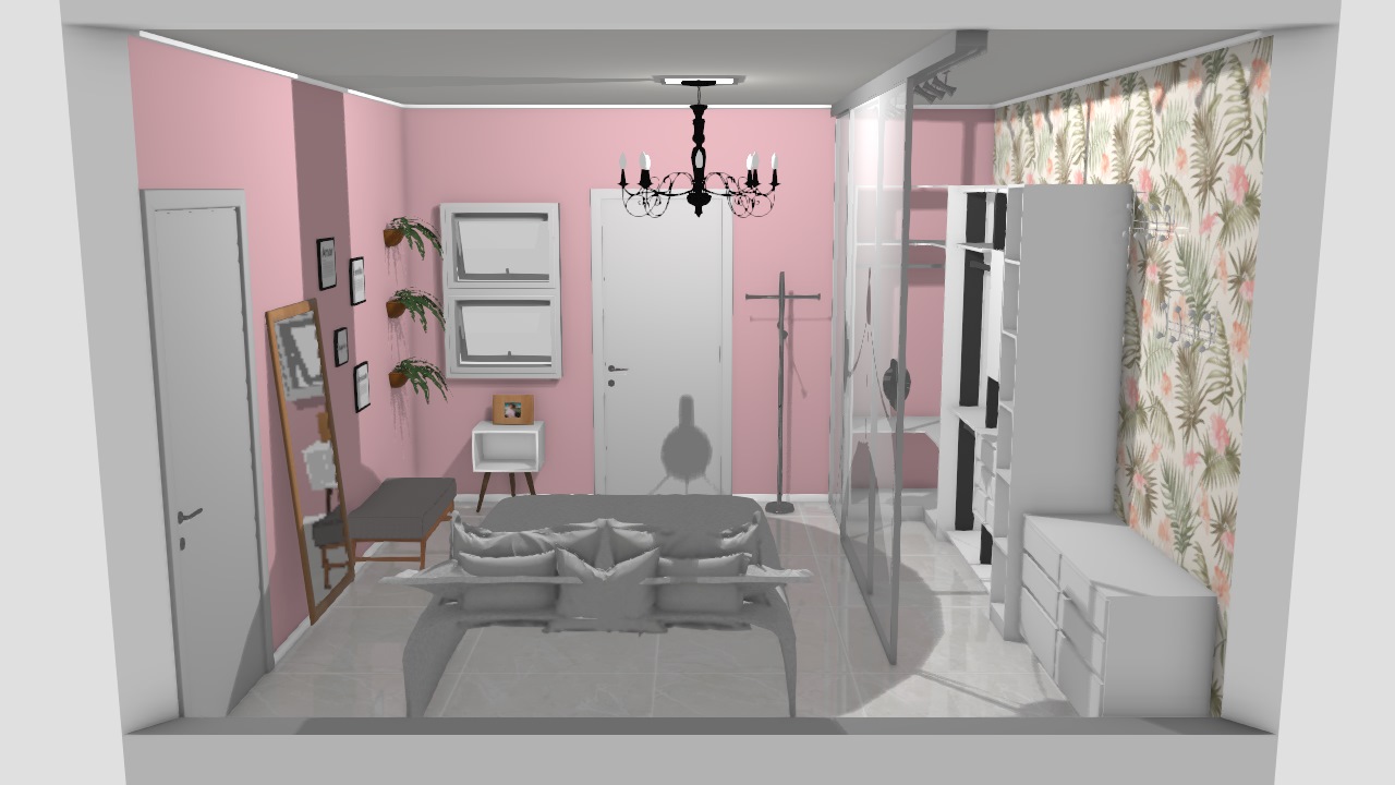 Quarto de casal com closet