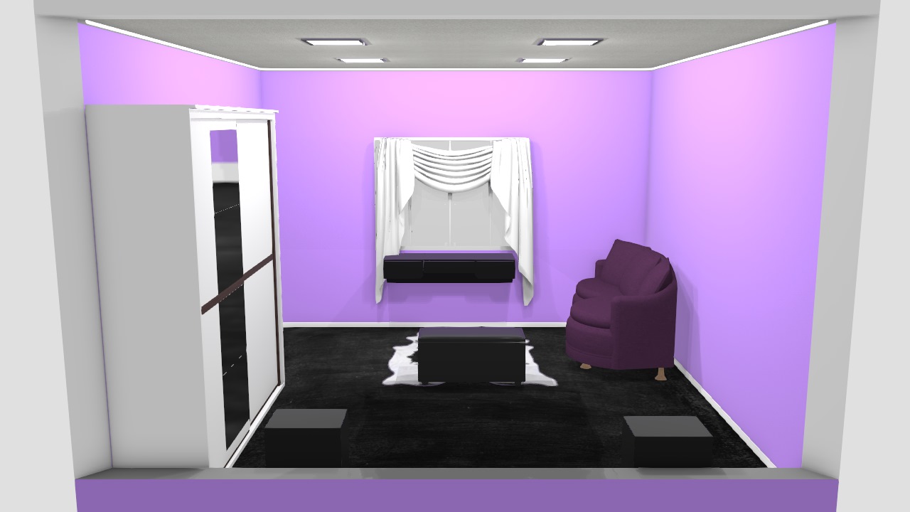 quarto roxo