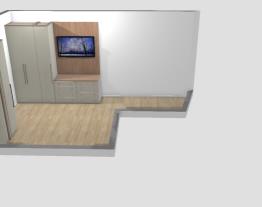 Quarto com moveis imbuia