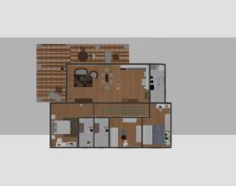 Casa de madeira com 3 quartos