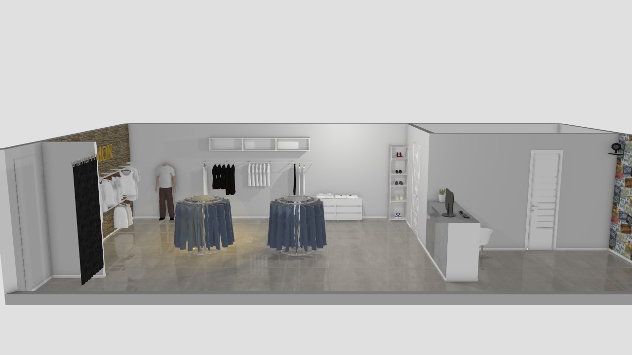 Showroom de roupas e acessorios
