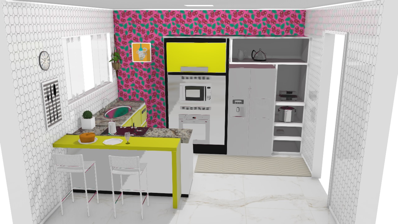 Projeto - Cozinha colorida