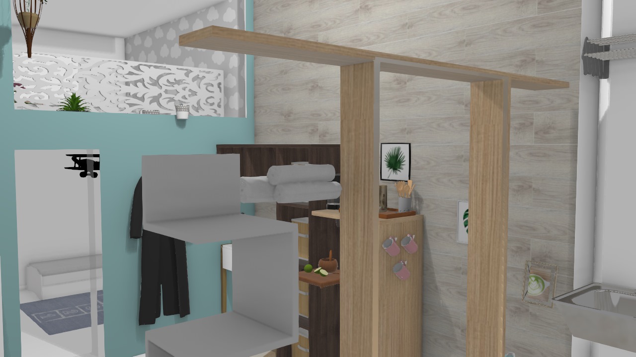 homeoffice/loft bed/ mommy and baby