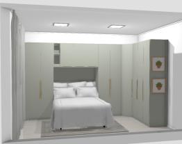 Dormitorio com cama embutida - Fabrica Henn