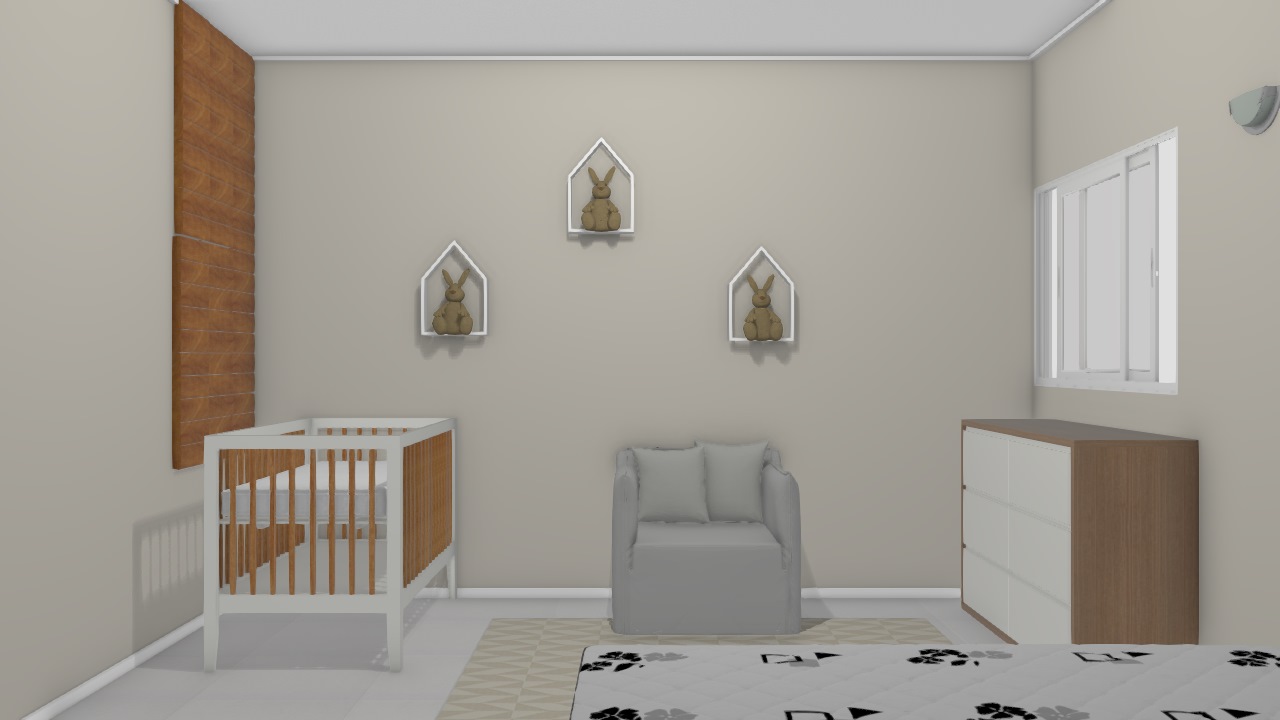 simulação quarto de bebe menino