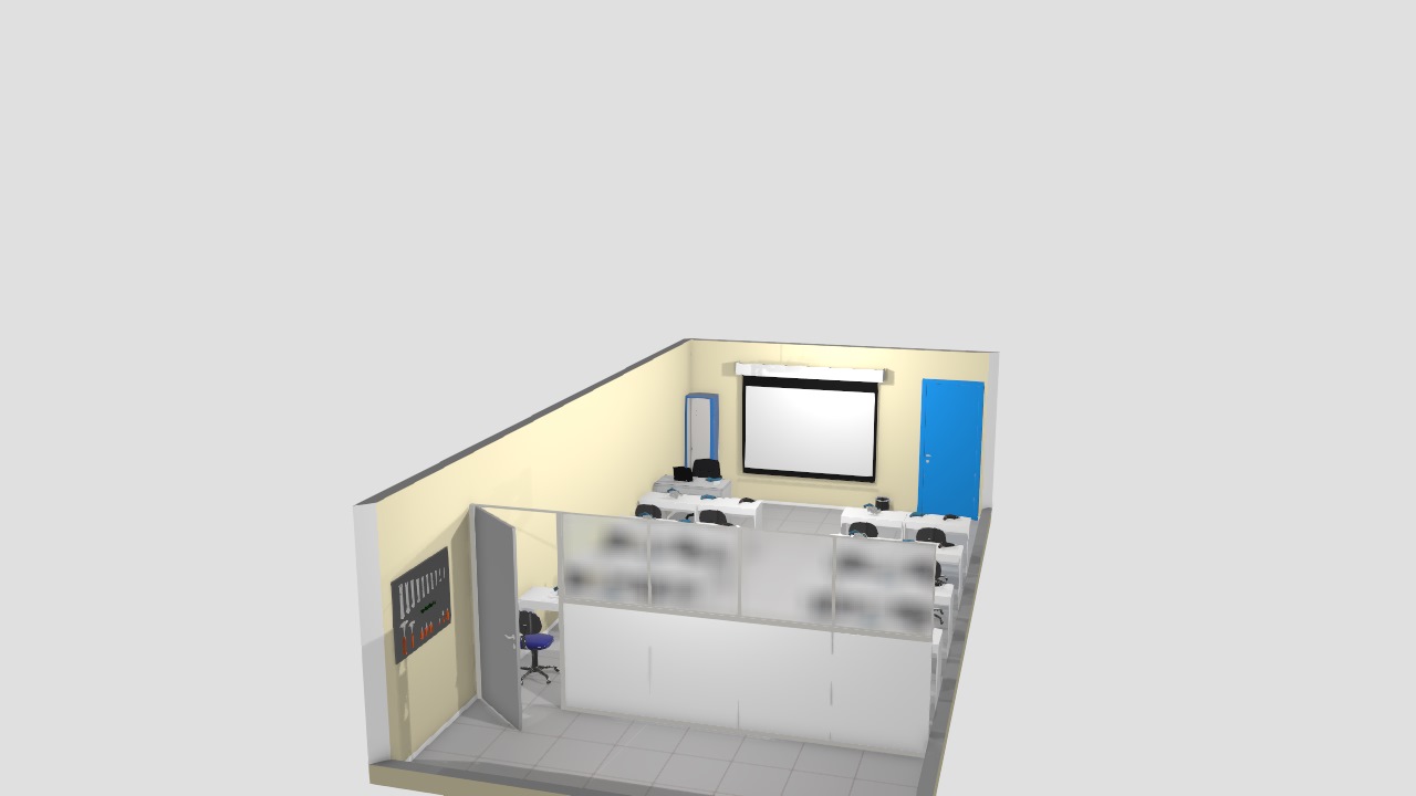 Sala de informática e mecânica (mecânica)