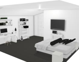White and Black Room
