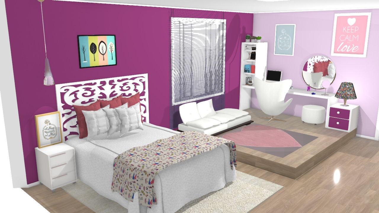 Projeto - Quarto feminino 