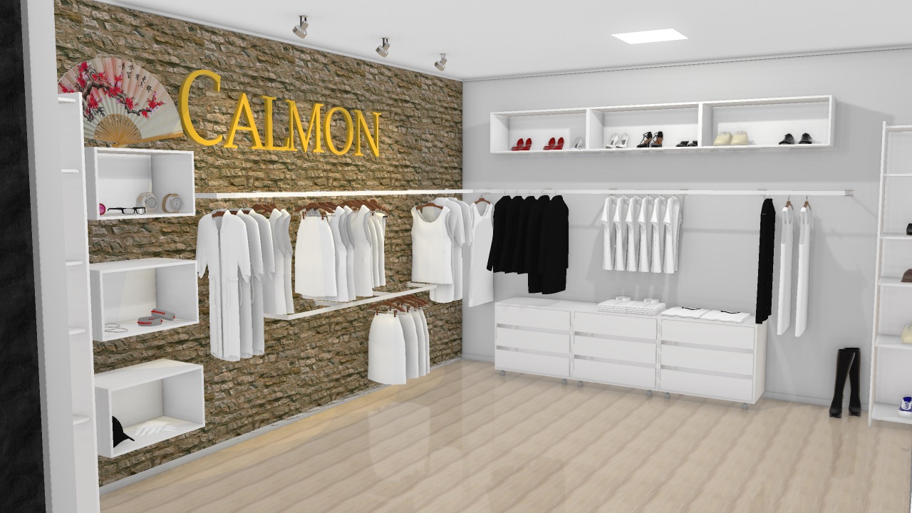 Showroom de roupas e acessorios