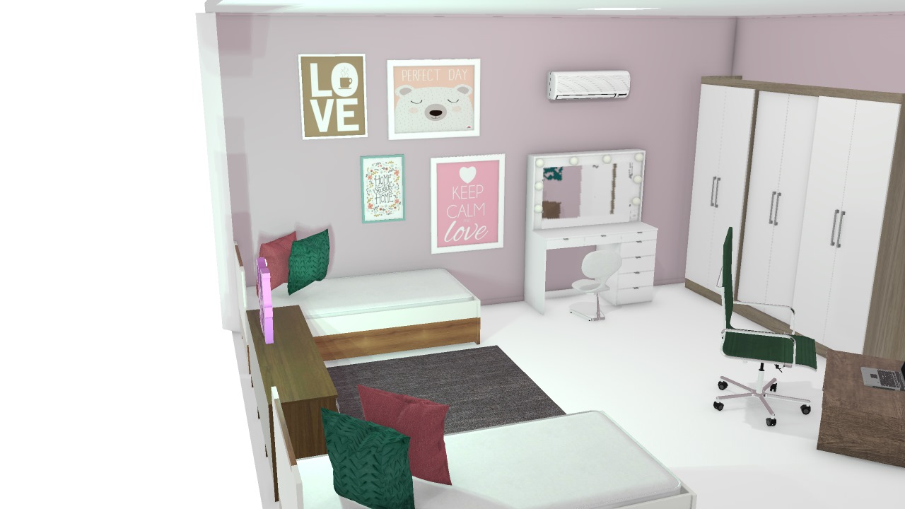 Quarto feminino Alice e Renata