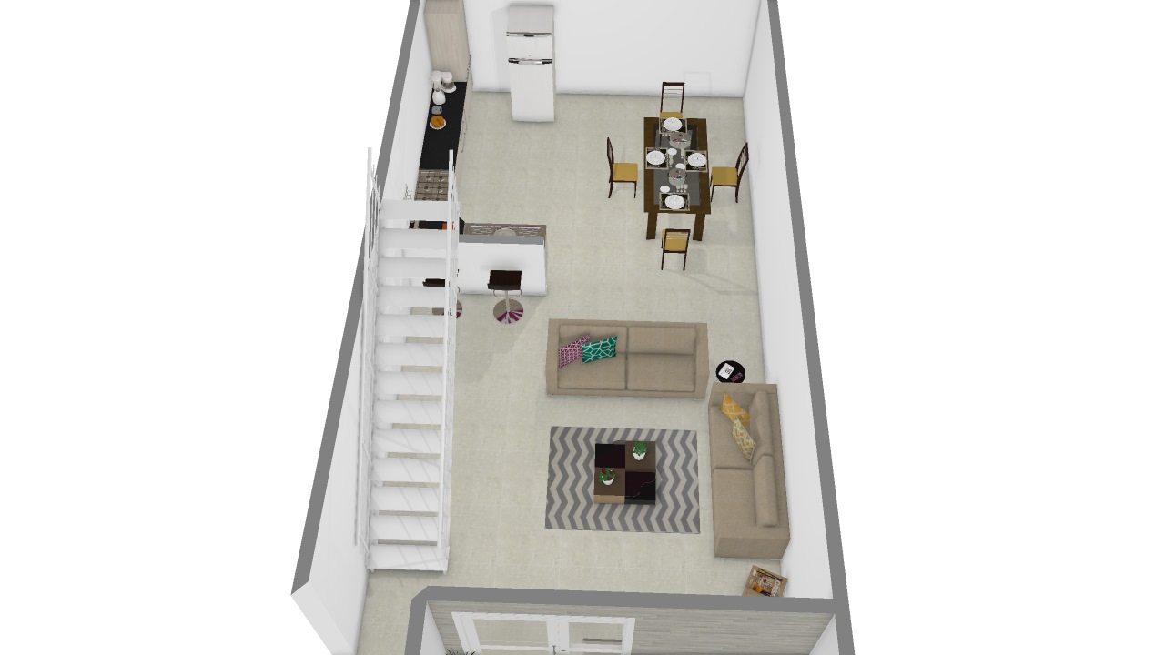 1°Proj. 1° Andar Cristina Casa - Bangu