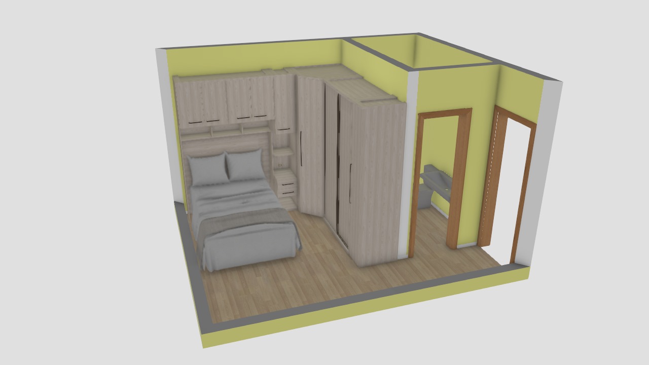 PROJETO DORMITORIO COM SUIT INTERNA 