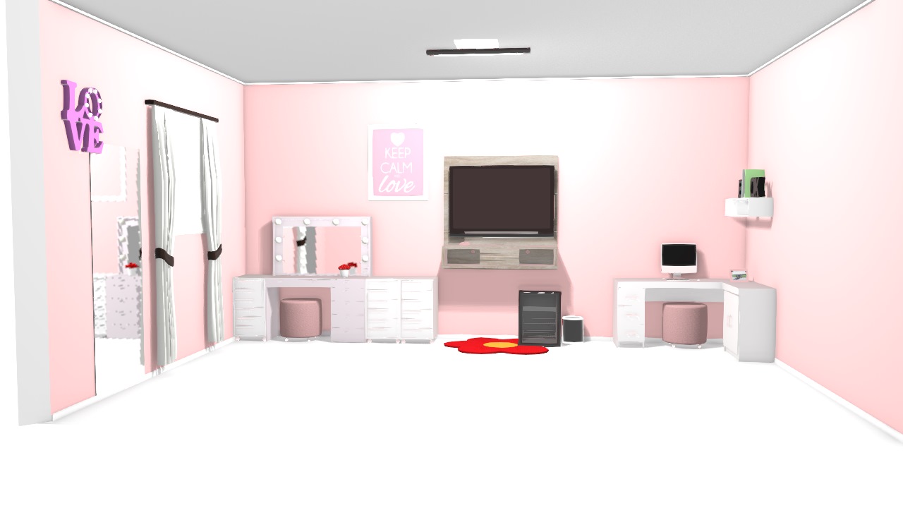 quarto do casal PK ROSA