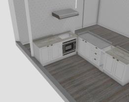 projeto sala e cozinha casa nova